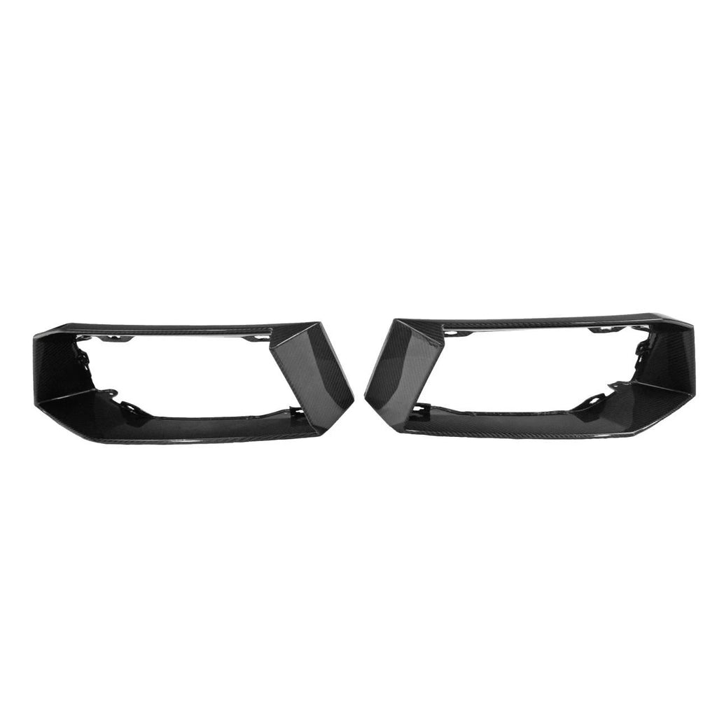 FABSPEED Carbon Fiber Rear Bumper Outlet Surrounds - Lamborghini Aventador – official product image 1
