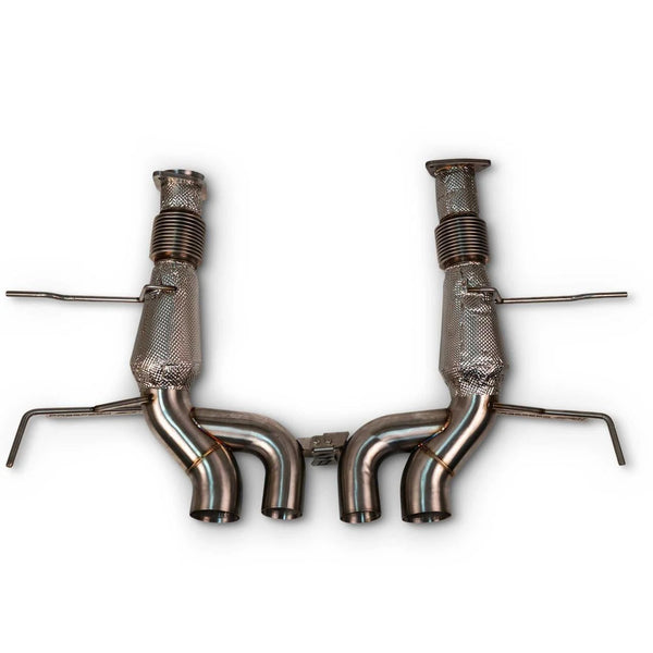 FABSPEED Chevrolet Corvette C8 ZR1X Stainless Steel Megaphone Cat-Back Exhaust System (2025+) – official product image 1