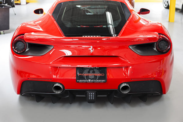 FABSPEED Ferrari 488 Challenge Style Titanium Tips (2016+) – image 3