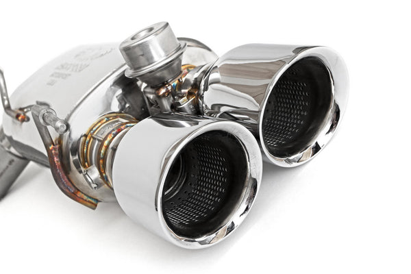 FABSPEED Maserati Ghibli Valved Rear Mufflers (2013+) – official product image 2