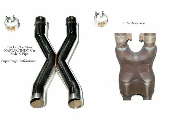 FABSPEED Maserati Quattroporte Resonator Bypass X-Pipe (2004-2012) – official product image 3