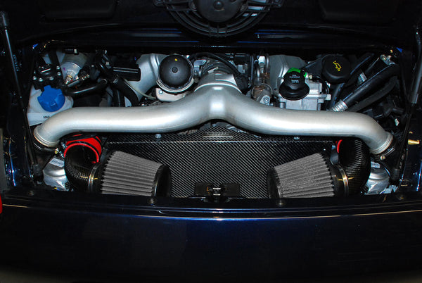 FABSPEED Porsche 997 Turbo Carbon Fiber Competition Air Intake (2006-2009) – official product image 3