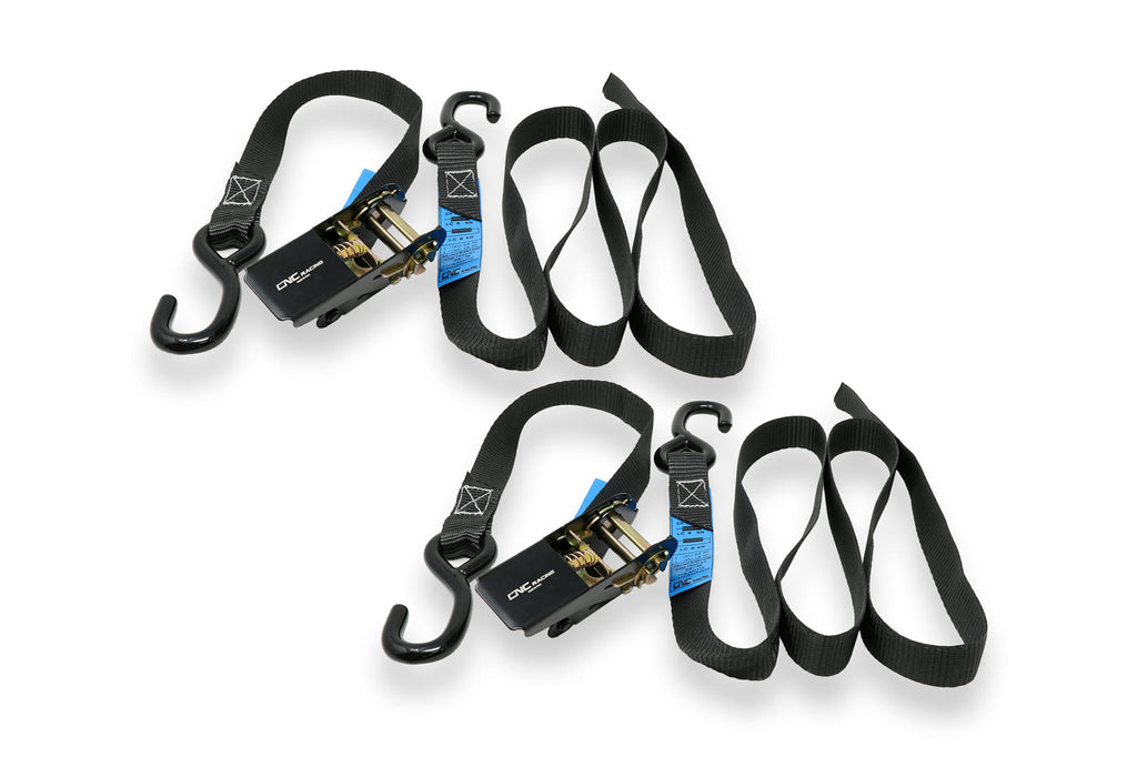 CNC RACING | MOTORCYCLE TIE DOWN RATCHET STRAP KIT