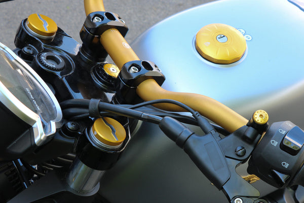 CNC RACING | Steering stem top plate nut Moto Guzzi