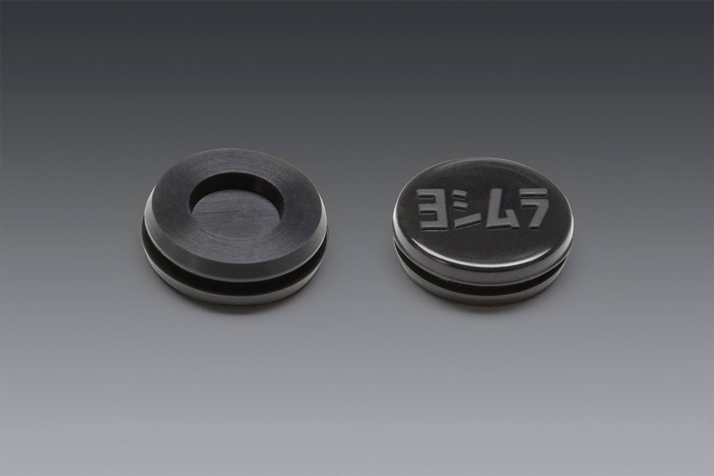 RUBBER GROMMET WITH LOGO / RS-9 / RS-12 END-CAP INSERT HOLE PLUG