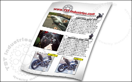 TST Fender Eliminator 2009-2016 GSXR 1000