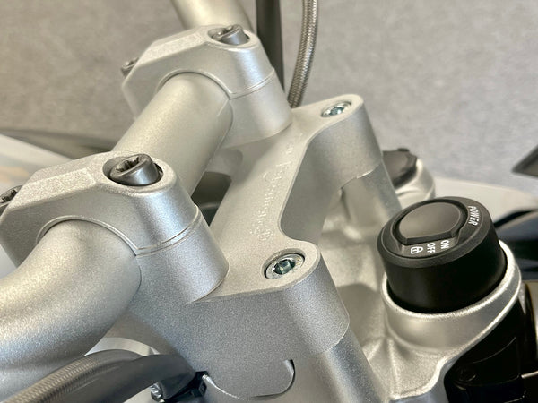 HeliBars BMW R1200GS/GSA 2013+ & R1250GS/GSA LC 2019+ Tour Performance Handlebar Risers