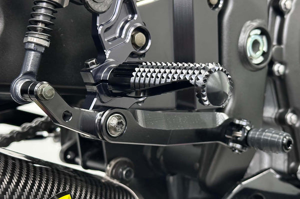 Graves Motorsports ZX-4RR / ZX-4R Brake Lever Upgrade for Galespeed Rear Master - Black