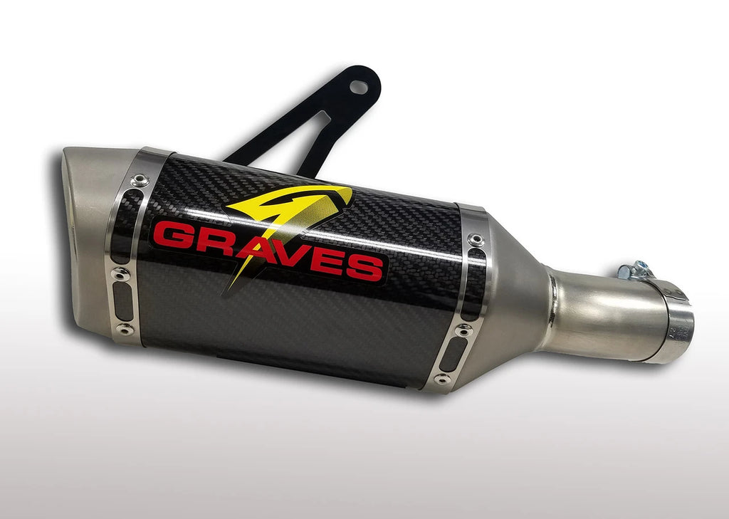Graves Motorsports Suzuki GSXR 1000 Cat Back Slip-on Exhaust 