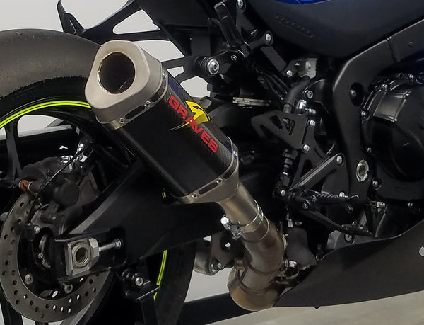 Graves Motorsports Suzuki GSXR 1000 Cat Back Slip-on Exhaust 