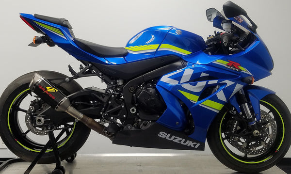 Graves Motorsports Suzuki GSXR 1000 Cat Back Slip-on Exhaust 