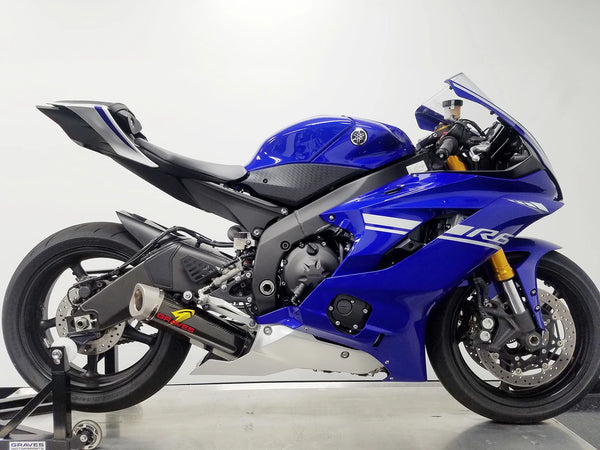 Graves Motorsports Yamaha R6 Full Titanium - Carbon WORKS 7 Exhaust