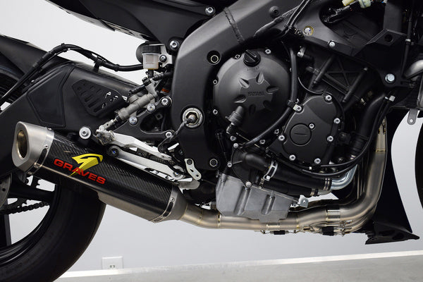 Graves Motorsports Yamaha R6 Full Titanium - Carbon WORKS 7 Exhaust