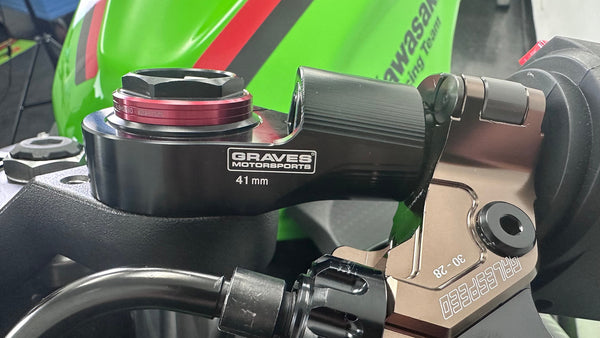 Graves Motorsports WORKS 41mm Mid Mount Clip-on Handlebars