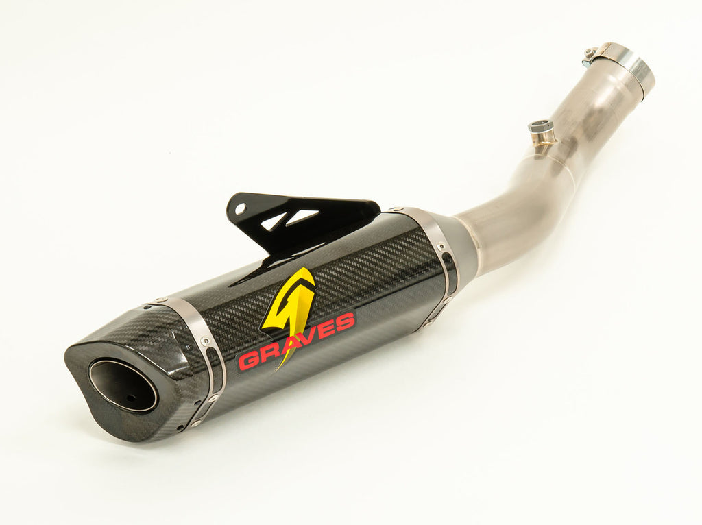 Graves Motorsports Aprilia RSV4 Factory Cat Eliminator Carbon Exhaust System 19-20