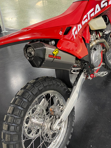 Graves Motorsports KTM - Husqvarna - GasGas  Multi Fitment DualSport Titanium Exhaust - 2024