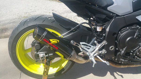 Graves Motorsports Yamaha FZ10 MT-10 Exhaust Valve Cat Eliminator Exhaust EVR 