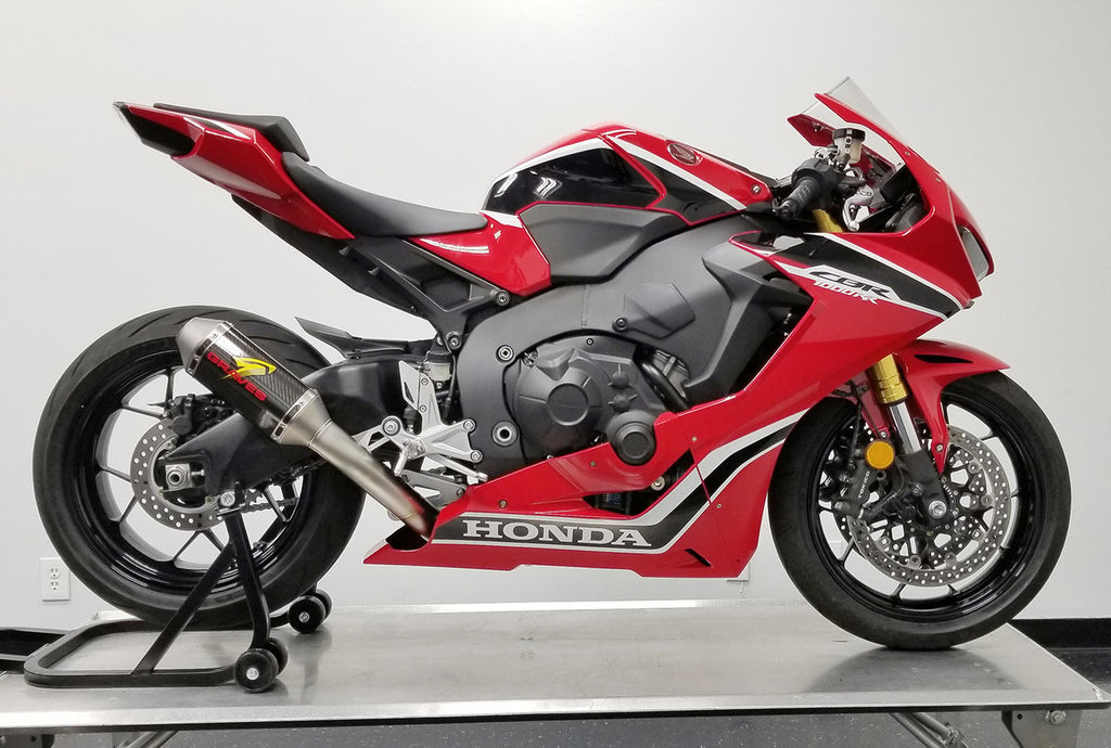 Graves Motorsports Honda CBR1000rr Full Titanium Exhaust System - Carbon Silencer