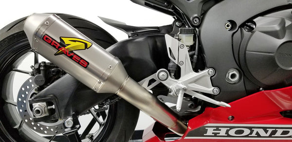 Graves Motorsports Honda CBR1000rr Cat Back Slip-on Exhaust 