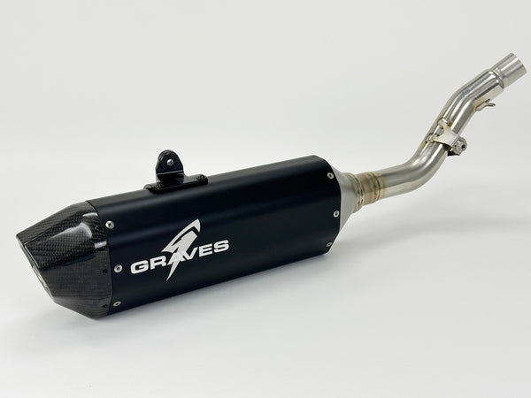 Graves Motorsports Honda CRF300L Slip-on Exhaust - Black