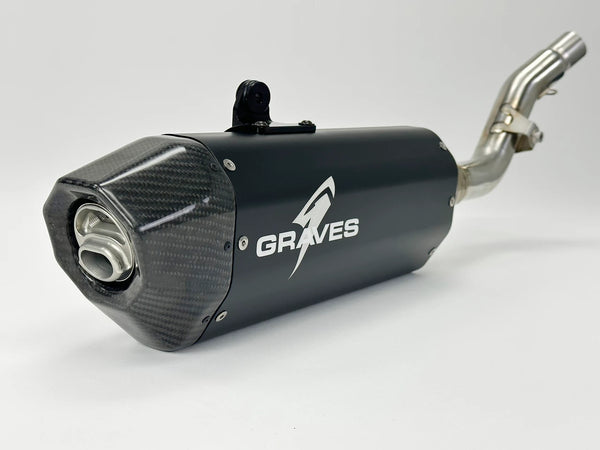Graves Motorsports Honda CRF300L Slip-on Exhaust - Black