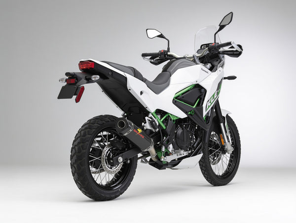 Graves Motorsports Kawasaki KLE 500 LINK Cat-Back Carbon Exhaust