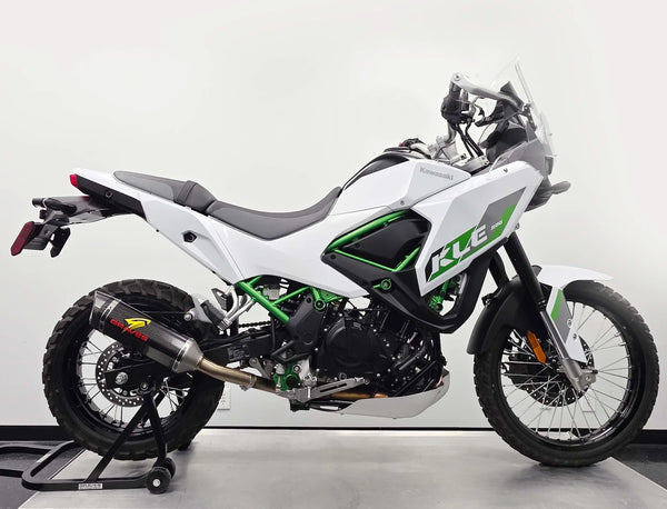 Graves Motorsports Kawasaki KLE 500 LINK Cat-Back Carbon Exhaust