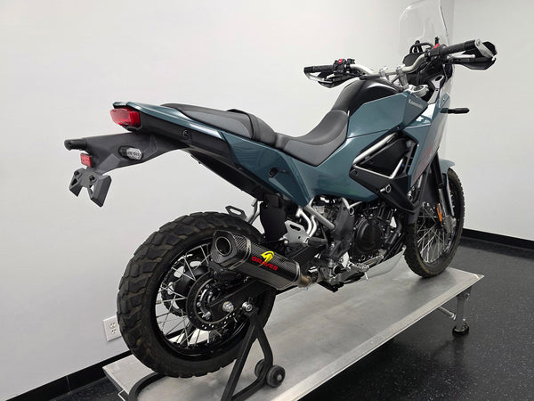 Graves Motorsports Kawasaki KLE 500 LINK Full Exhaust - Carbon Silencer