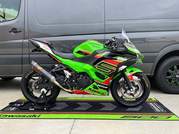 Graves Kawasaki Ninja 500 Bike Mat - Green
