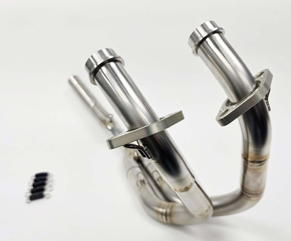 Graves Motorsports Kawasaki Ninja 400 + Ninja 500 LINK Stainless Header Upgrade