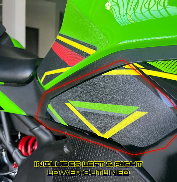 Graves Motorsports Kawasaki ZX-4RR ZX-4R  Lower Tank Grip