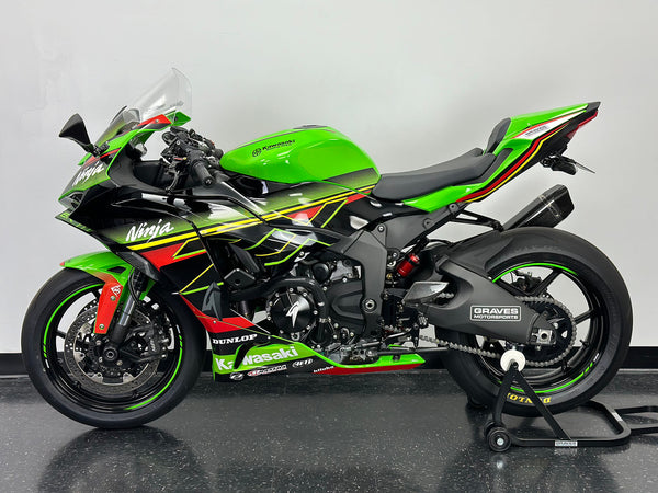 Graves Motorsports Kawasaki ZX-6R Frame Sliders 2024 +