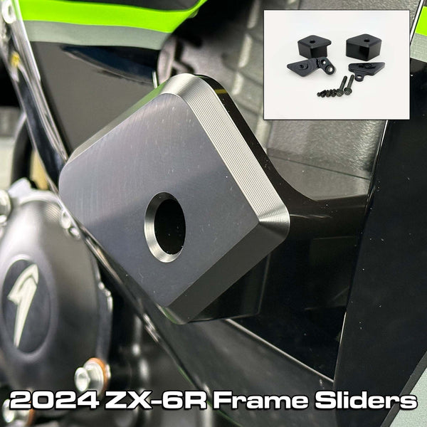 Graves Motorsports Kawasaki ZX-6R Frame Sliders 2024 +