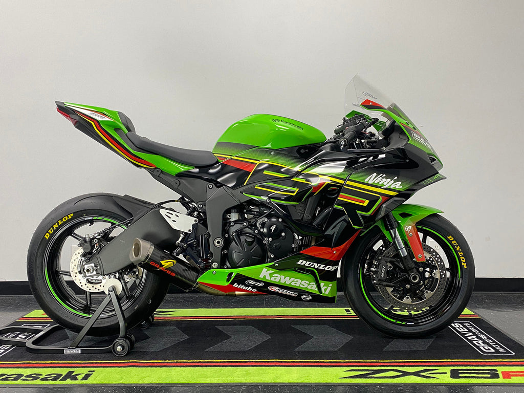Graves Kawasaki ZX-6R RACE Bodywork Graphics Set - Green