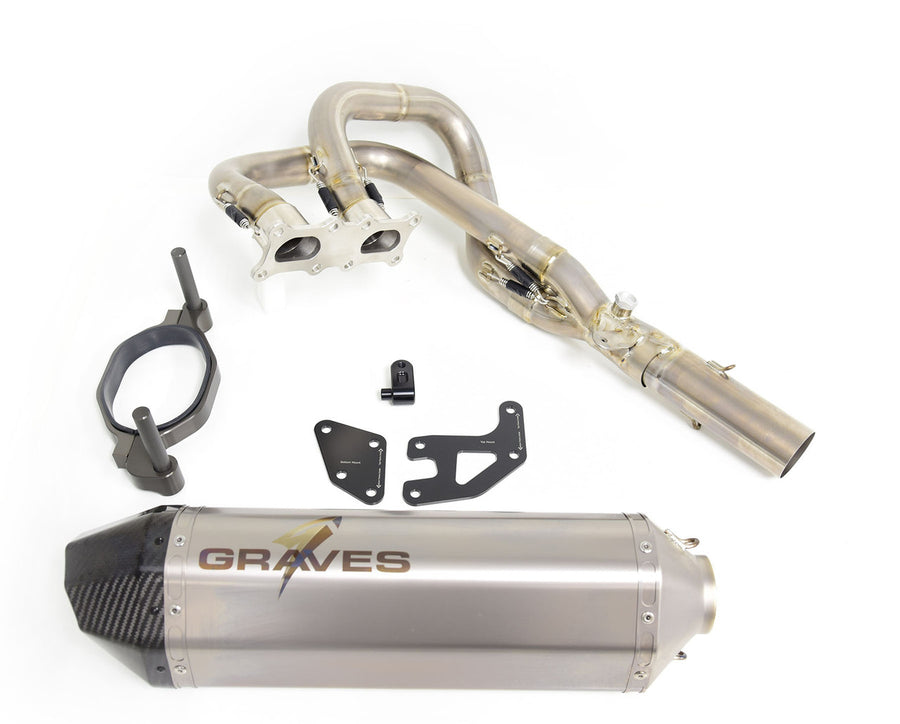 Graves Motorsports Kawasaki Teryx KRX 1000 Full Titanium Exhaust System