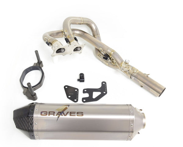 Graves Motorsports Kawasaki Teryx KRX 1000 Full Titanium Exhaust System
