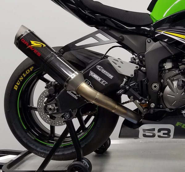 Graves Motorsports Kawasaki WORKS2 ZX-6R  Cat Back Exhaust