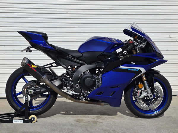Graves Motorsports Yamaha R9 Titanium WORKS Exhaust - Carbon Silencer