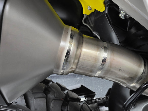 Graves Motorsports Suzuki DR-Z4S / DR-Z4SM Aluminum  Black - Cat-Back  Exhaust