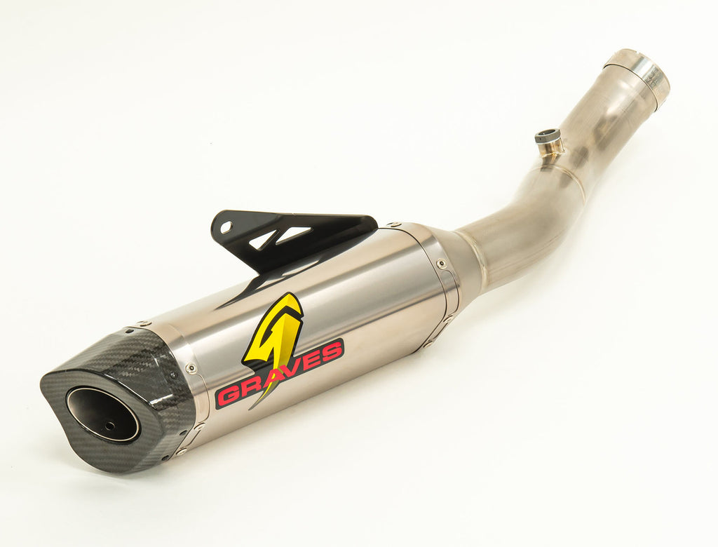 Graves Motorsports Aprilia RSV4 Factory Cat Eliminator Titanium Exhaust System 19-20