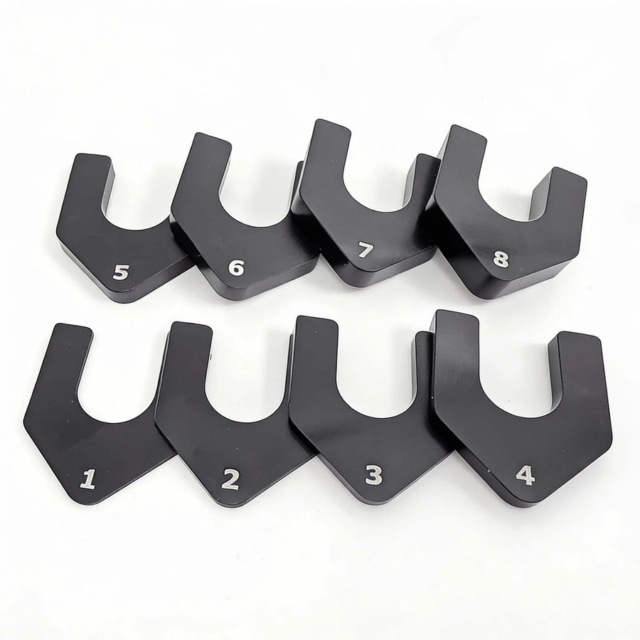 Graves Motorsports Yamaha R1 + R9 + R6 WORKS Rear Shock Shim Kit