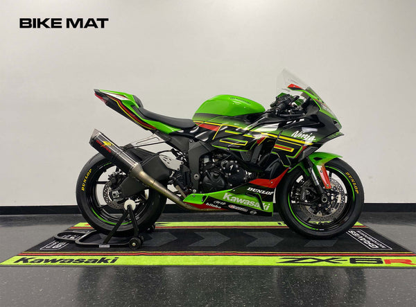 Graves Kawasaki ZX-6R Bike Mat - Green