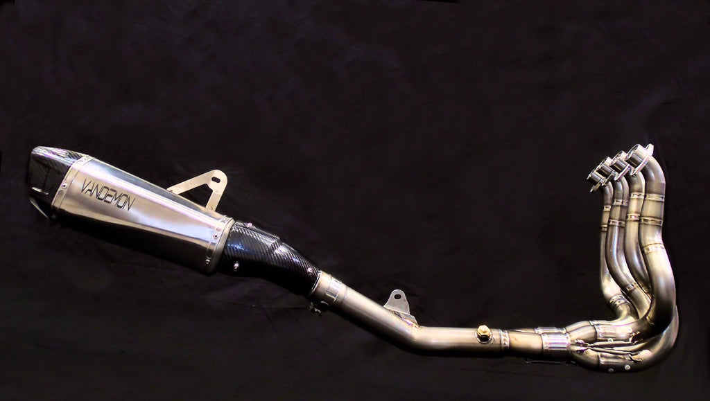 Kawasaki H2 SE SX Vandemon Titanium Exhaust System 2018-26