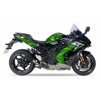 IXIL  RCR ROUND CARBON EXTREME SLIP ON EXHAUST KAWASAKI H2 SX SE 2022-2024 / GK7200C