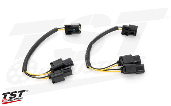 TST Y-Style Signal Harness Splitter for Kawasaki Type B Plugs