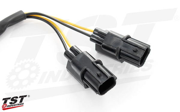 TST Y-Style Signal Harness Splitter for Kawasaki Type B Plugs