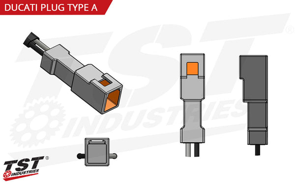 TST Turn Signal Plug Adapter for Ducati - Type A (2-2)