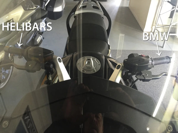 HeliBars BMW K1600 GT/K1600 GTL Tour Performance Handlebar Risers