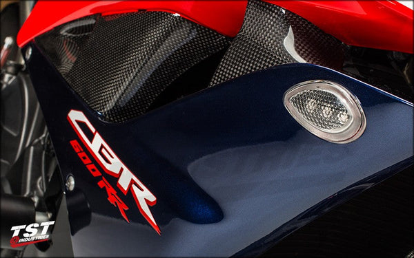 TST LED HALO-1 Flushmount Turn Signals for Honda CBR600RR 2007-2012