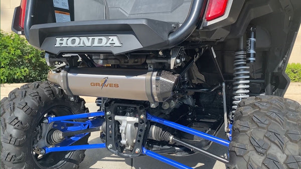 Graves Motorsports Honda Talon 1000R / Talon 1000X-4 Cat-Back Slip-on Exhaust
